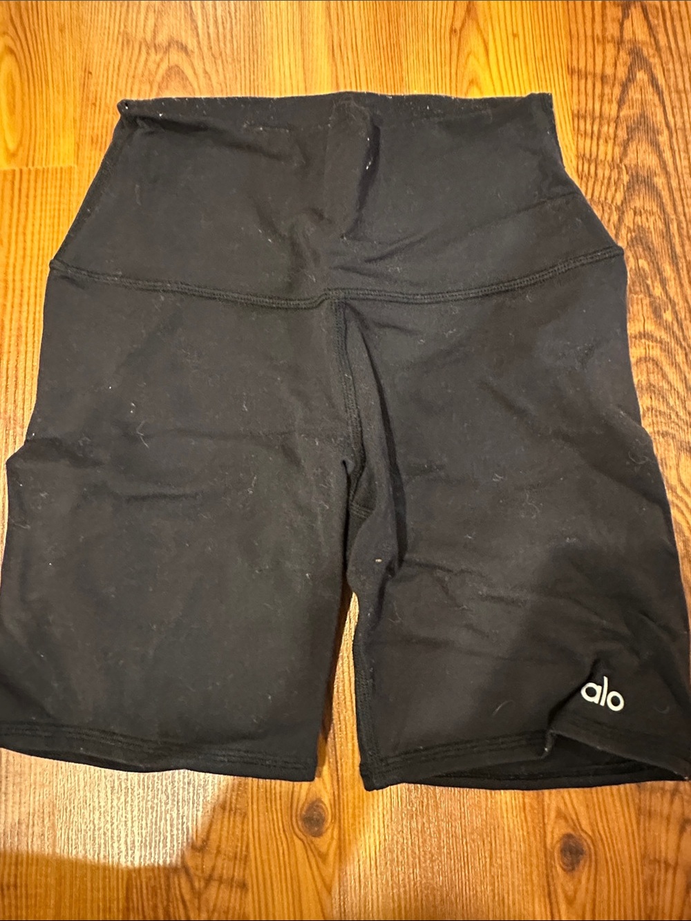 ALO Yoga Black High-Waist Bike Shorts